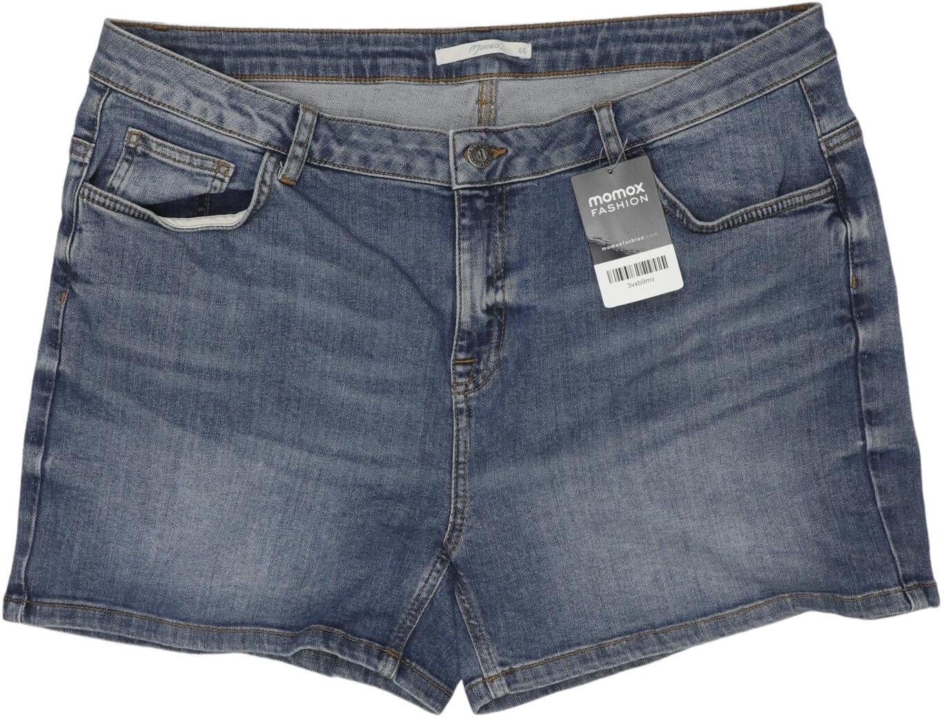 Maas Damen Shorts, Blau, Gr. EU 46, Elasthan / Baumwolle - Second Hand