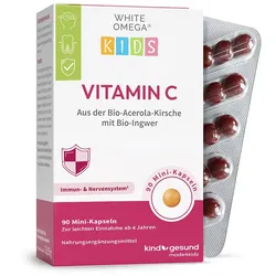 KINDGESUND Vitamin C mit Ingwer Mini-Kapseln 90 St