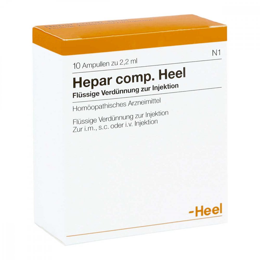 Biologische Heilmittel Heel GmbH Hepar Comp.heel Ampullen 06340636