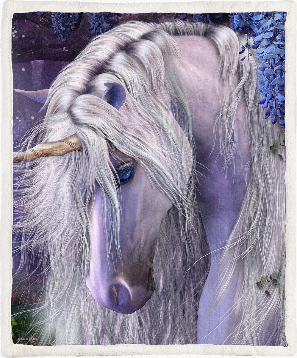 Moonlight Serenade Eenhoorn Fleece Deken 150 x 200 cm