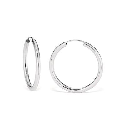 Paar Creolen AMOR "9968503", silber (silberfarben), Ohrringe, Damen, Silber 925 (Sterlingsilber), Made in Germany