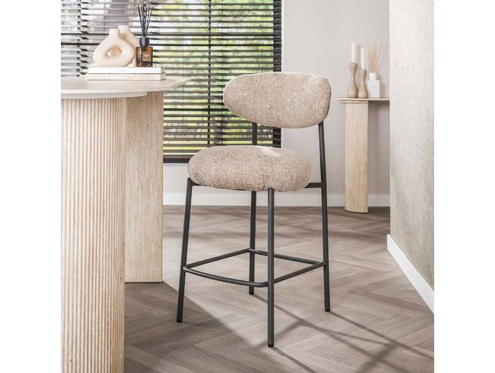 3er Set Clemento Round Barstuhl