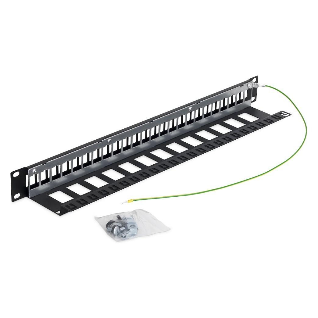 Triton 19" modulární patch panel pro max.24 keystonÅ (RAB-PP-X10-A1)