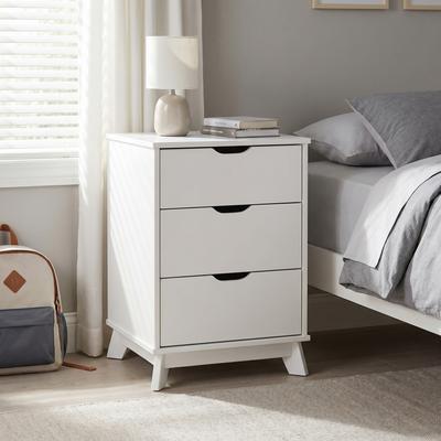 Linon Home Decor Linon Purcell Wood 3 Drawer Nightstand