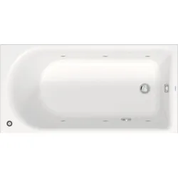 Duravit D-Neo Whirlwanne, Einbau, 1 Rückenschräge, Jet Protect, 1500x750mm, 760471000JP1000
