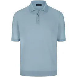 Strick-Polo Louis Sayn blau, 54