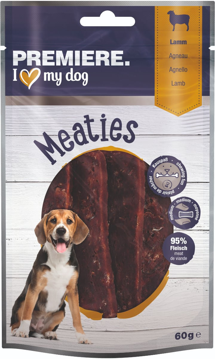 Premiere Dog Snack Meaties 60G AGNELLO
