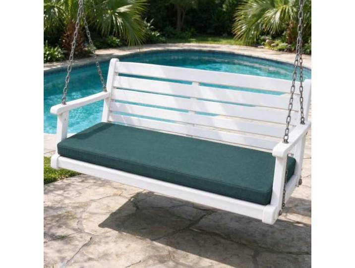 Bankkissen Sitzkissen Bank mit Abnehmbarem Bezug 115x150cm Dunkelgrün Waschbar Sitzauflage Banks, Eckbank Auflagen 5 Cm Dick, Waschbar & Rutschfest, Weich Gepolstert, Für Haus Und Garten