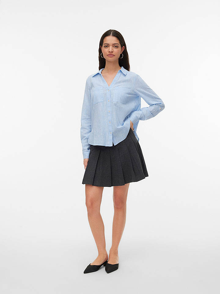 Vero Moda Hemd in Hellblau - S