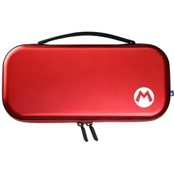 HORI SWITCH 2 Custodia Alumi Case Super Mario (Switch 2), Weiteres Gaming Zubehör, Silber, Rot