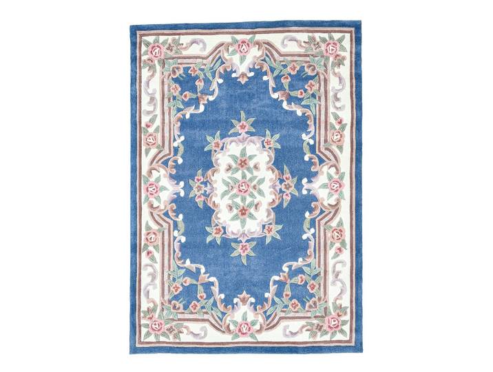 Tapis Ming Bleu/Bleu 240 x 340cm Tissé à plat