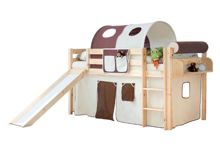 Ticaa Hochbett Rutschbett Manuel Kiefer Natur Classic