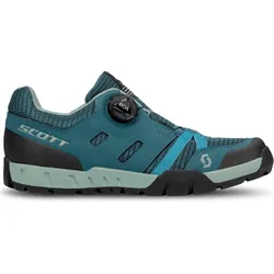 Scott Sports, Damen, Veloschuhe, Sport Crus-R Flat Boa (37), Mehrfarbig, Türkis