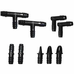 Siena Garden WSH1001 Perlschlauch-Zubehörset 1 Set Schwarz