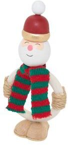Saro Lifestyle Twinkle Hat Santa Napkin Ring (Set of 4)