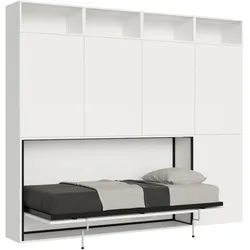 Itamoby Kando Einzelbett Esche weiß Zusammensetzung B Klappbett