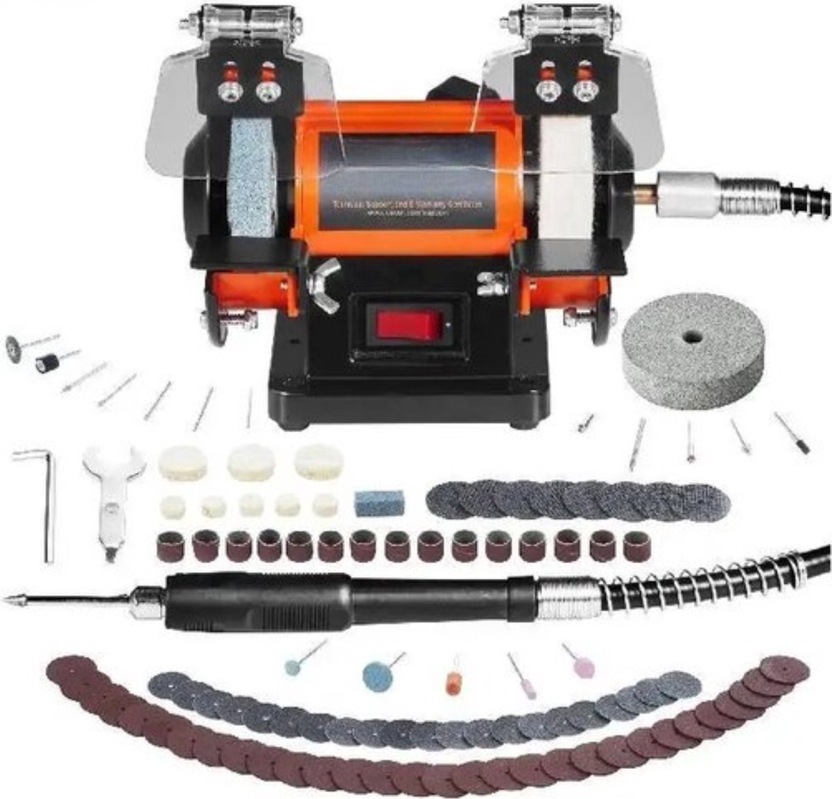 Saphly Polijstmachine - Roterende Buffer met Snelheden voor Auto Detailing, Meubels en Waxen