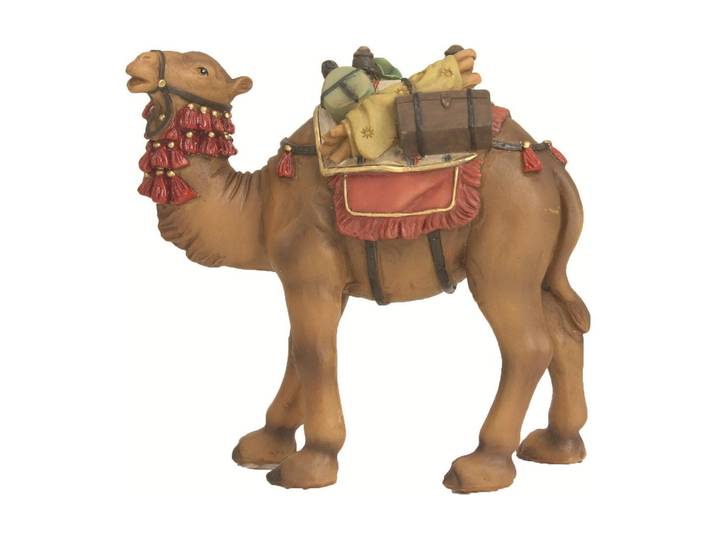 Krippenfigur BOTANIC-HAUS Kamel , beige (natur), Polyresin, Dekofiguren, Krippenfigur