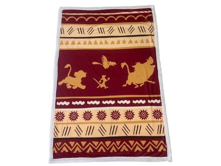 Homadict Plaid Sherpa 100x150 Cm Lion King Hakuna Matata