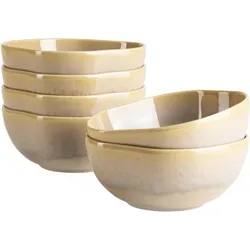 Mäser Cordelia, Schüssel + Schale, Beige