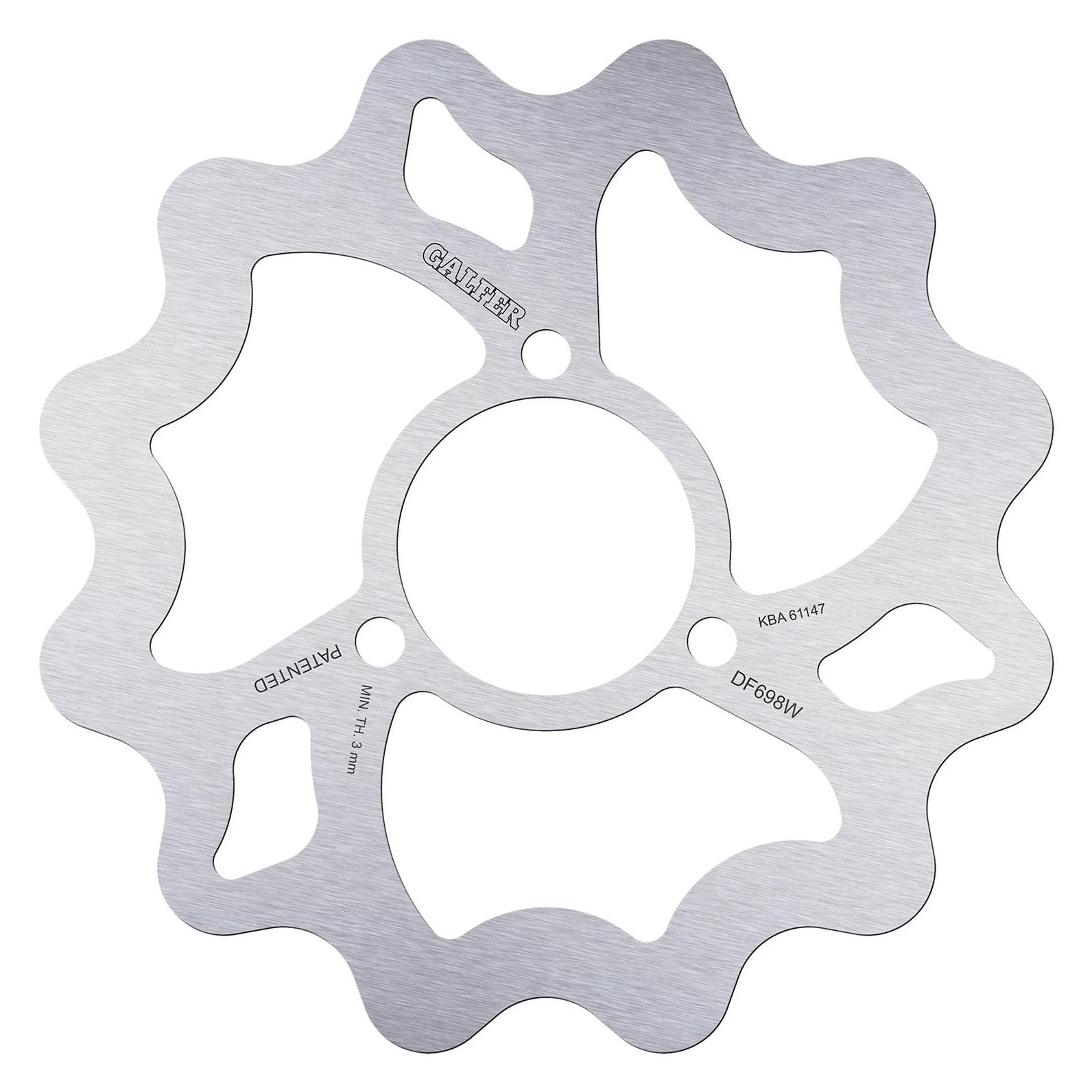 Galfer Bike Bremsscheibe Galfer Wave starr DF698W 218 x 3,5mm hinten (218 mm) (DF698W)