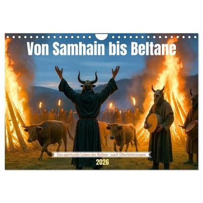 Von Samhain bis Beltane (Wandkalender 2026 DIN A4 quer), CALVENDO Monatskalender