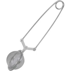6x Metaltex Teebrüher, Tee Zubehör, Grau