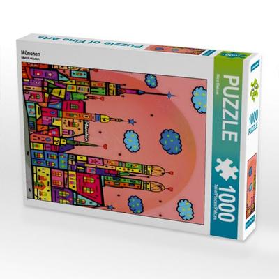 CALVENDO Puzzle München 1000 Teile Puzzle hoch | 1000 Teile Lege-Größe 64 × 48 cm Foto-Puzzle für glückliche Stunden