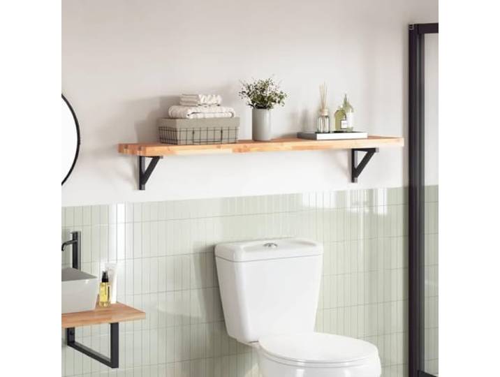 PHGTYUK Tischplatte 120x30x4 cm Rechteckig Massivholz Akazie Unbehandelt, Vielseitig Kombinierbar, Pflegeleicht, Robustes Tropenholz