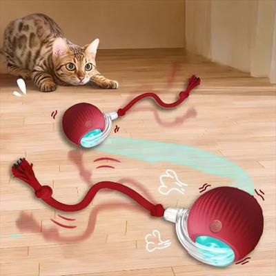 Uplift Treasures Smart Interactive Pet Play Ball red