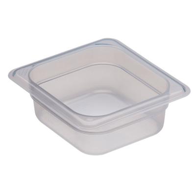 GN-Behälter 1/6 - 16.2 x 17.6 x 6.5 cm - Transluzent - 6er-Set -. Cambro