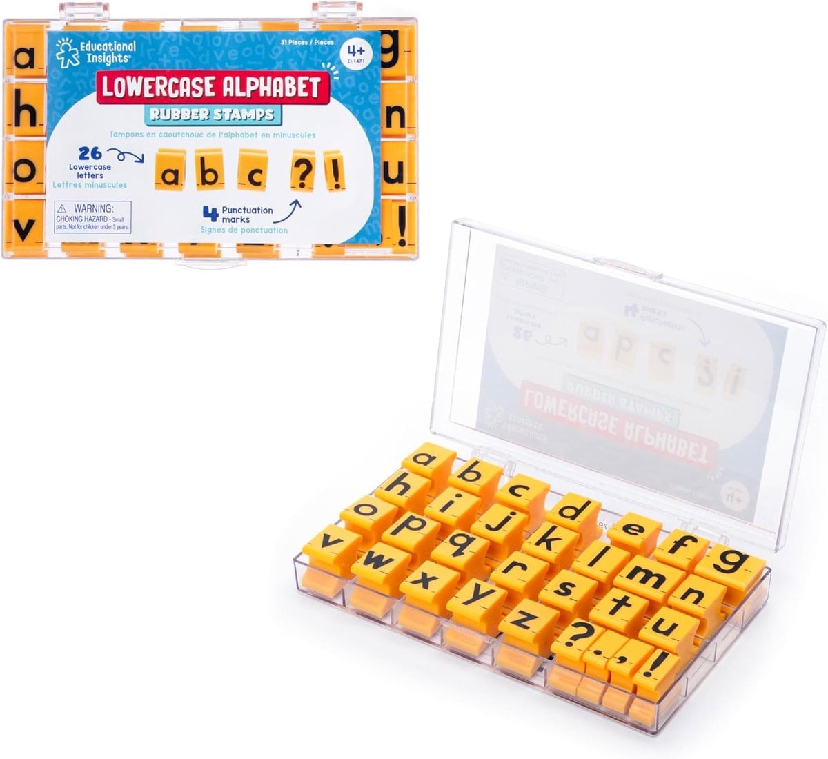 Alfabet Stempels Kleine Letters Set van 26 voor Creatief Knutselen van Duurzaam Kunststof