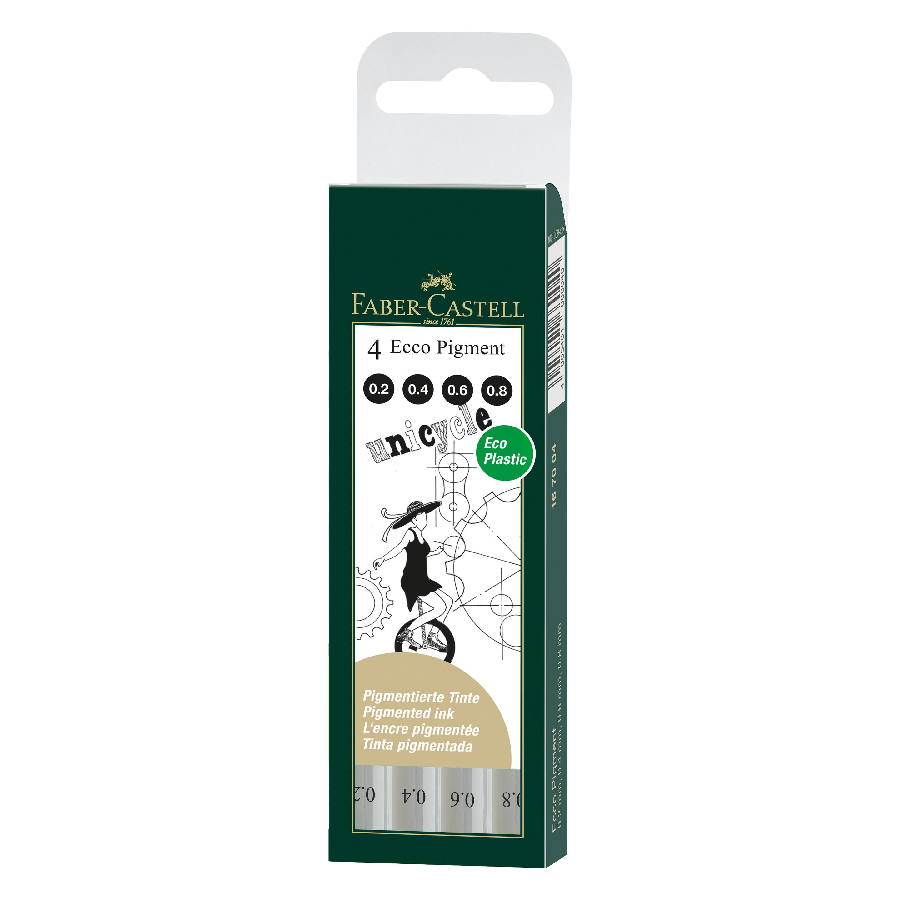 Faber-Castell Ecco Pigment (4x) (4005401670049)