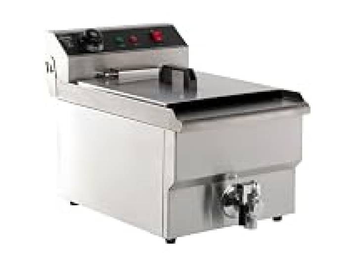 Friteuse électrique professionnelle - 8 litres avec robinet de vidange - Combisteel