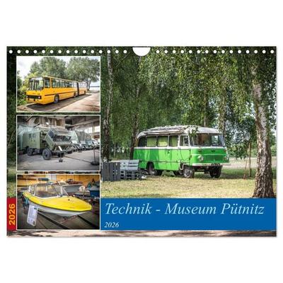 Technik-Museum Pütnitz (Wandkalender 2026 DIN A4 quer), CALVENDO Monatskalender