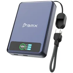 Rant BMX SolidSafe 10K (10000 mAh, 30 W, 38 Wh), Powerbank, Blau