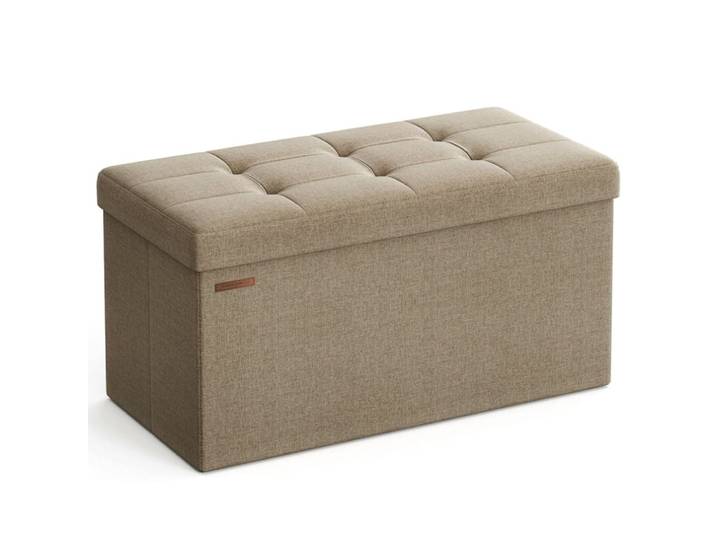 Banc de rangement pliable tissu
