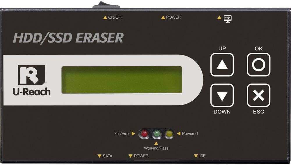 Renkforce TP100 Evidence Eraser 1fach Festplatten-Löschstation SATA, IDE mit Löschfunktion