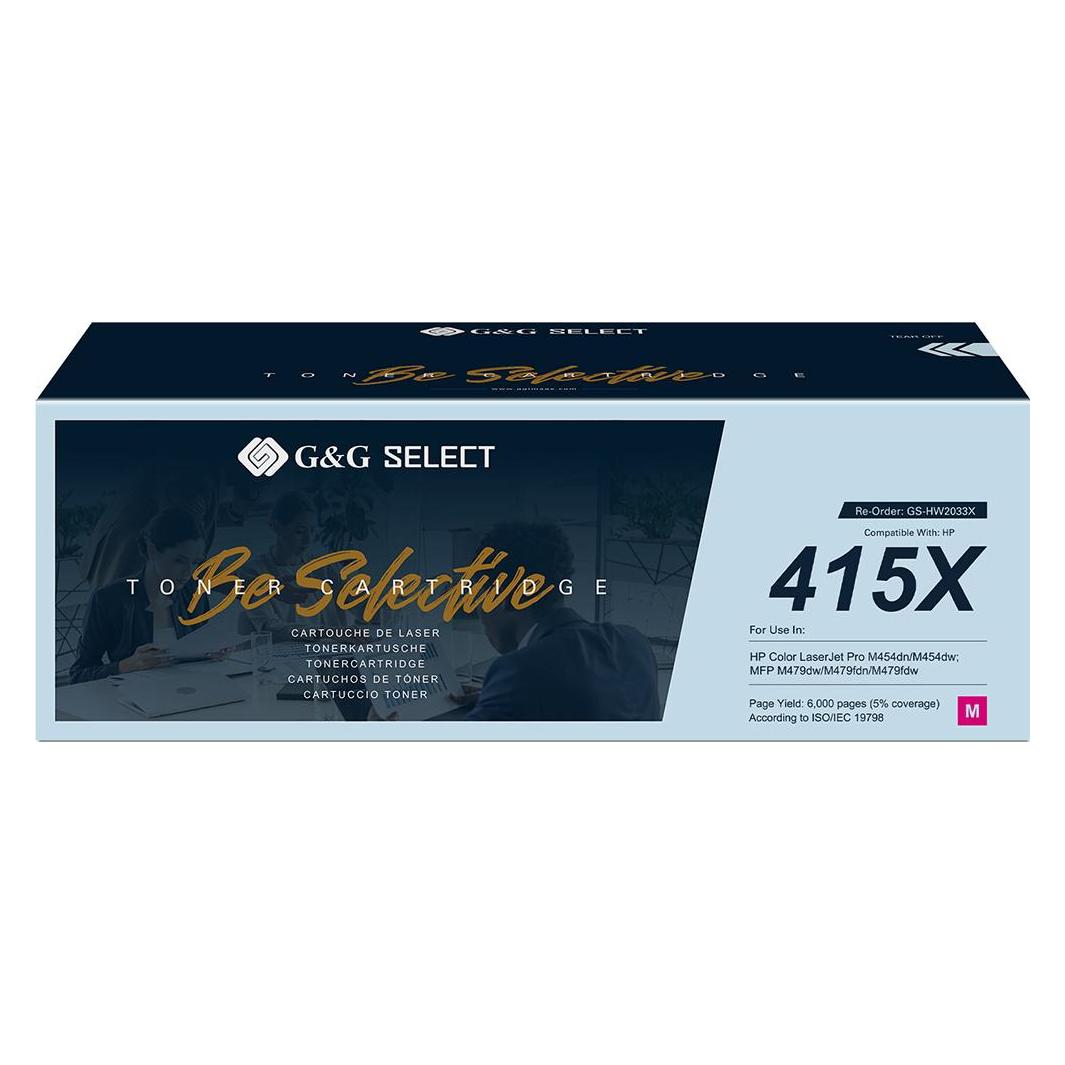 G&G Toner ersetzt HP 415X Kompatibel Magenta W2033X GS-HW2033X(415X) (M) (GS-HW2033X(415X))