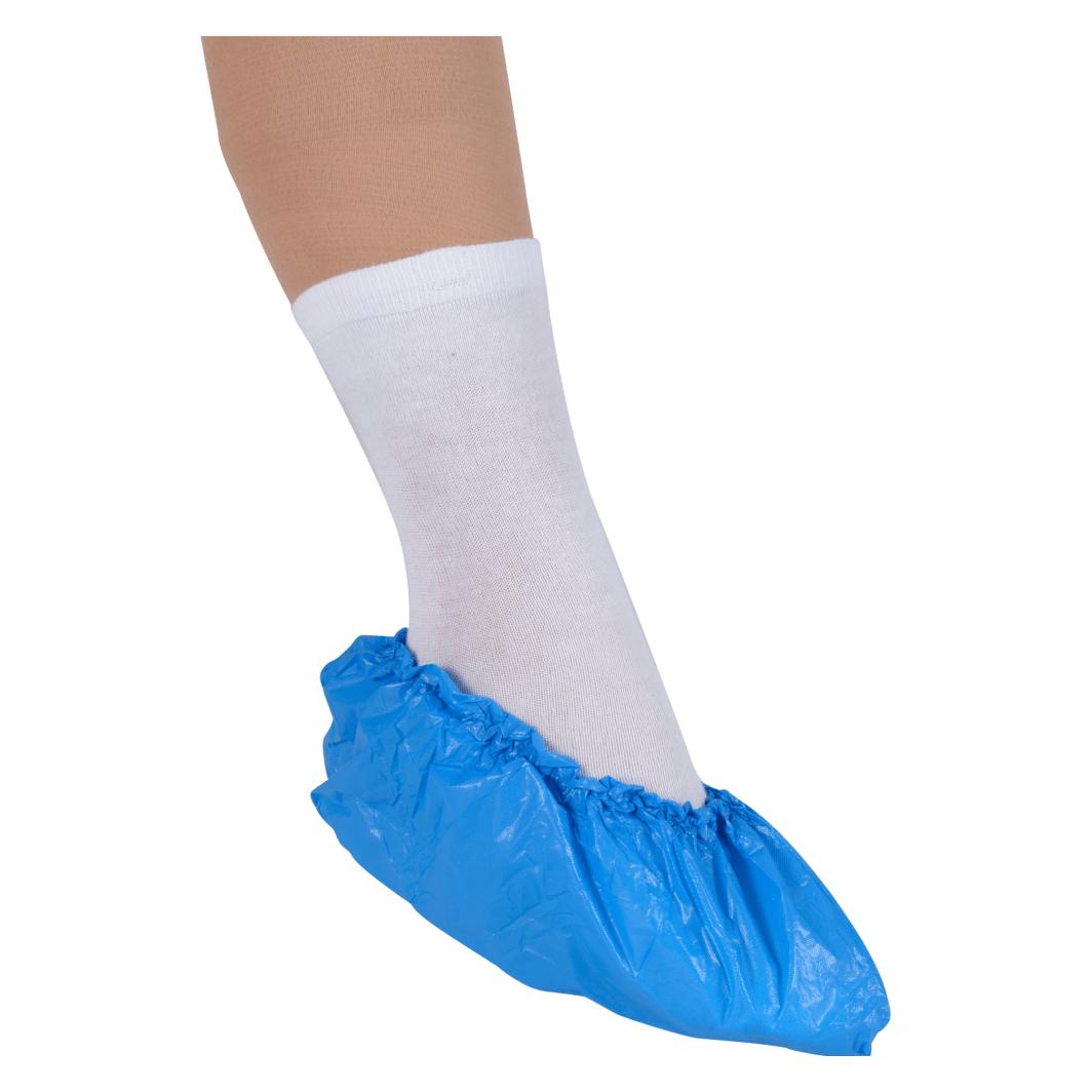 Abena Überschuhe Überziehschuhe 35 my 15x41 cm blau Karton 2000 Stück pro Karton, Gr. XL für Schuhg (34488959)
