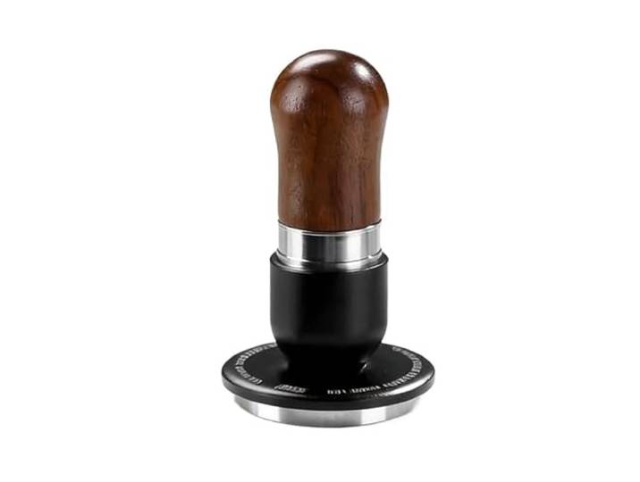 Kaffeestampfer Und Nivellierer, 51 Mm, 58 Mm, 30 Lb, Kalibrierter, Federbelasteter Espresso-Siebträger Mit Konstantem Druck, Barista-Aufsatz(Black 51mm)