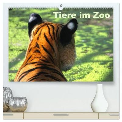 Tiere im Zoo (hochwertiger Premium Wandkalender 2027 DIN A2 quer), Kunstdruck in Hochglanz