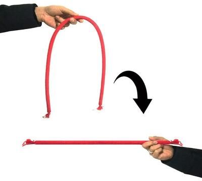 Uplift Essentials Deluxe Stiff Rope Magic Trick Prop Soft To Rigid Comedy Rope Illusion For Street And Close Up Performances Deluxe Stiff Rope Magic Trick Prop Soft To Rigid Comedy Rope Illusion For Street And Close Up Performances
