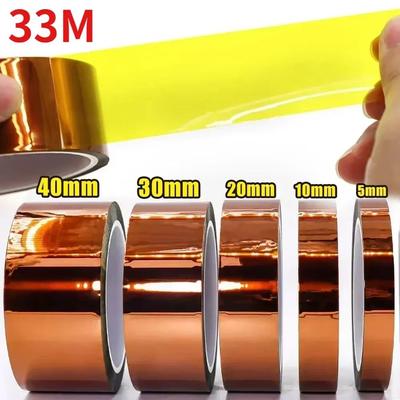 Kapton Polyimide Heat Resistant Adhesive Tape 540mm Insulating Tape For Board Protection 30mm