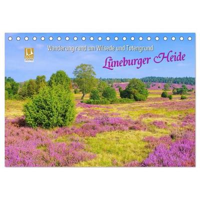 Lüneburger Heide - Wanderung rund um Wilsede und Totengrund (Tischkalender 2027 DIN A5 quer), CALVENDO Monatskalender