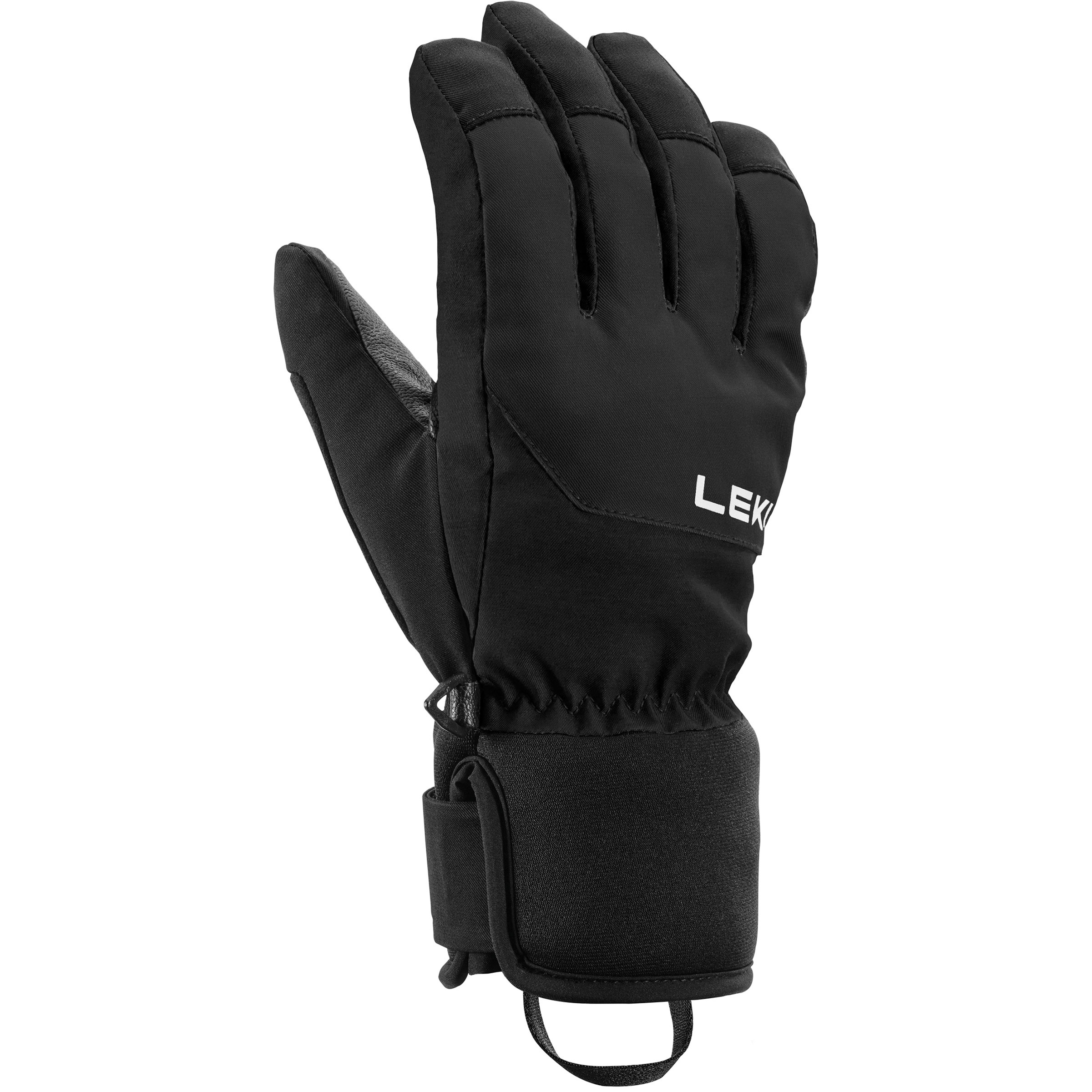 Leki Bird Kinder Fingerhandschuhe schwarz Größe 4 Skifahren Winddicht Wasserabweisend
