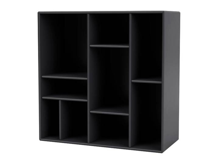 Montana COMPILE dekoratives Wandregal 69,6 x 69,6cm Anthracite 04