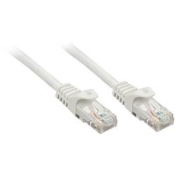 LINDY 48160 RJ45 Patchkabel CAT 6 U/UTP 0.30 m Grau vergoldete Steckkontakte 1 St.