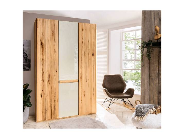 Drehtürenschrank I 150 x 216cm Braun/Beige/Champagner