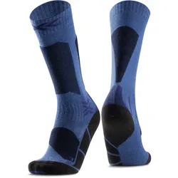X-SOCKS Ski Discover Skisocken Kinder A311 - blue blossom/marine 35-38